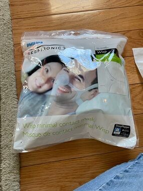 Philips Wisp Minimal Nasal Mask - White & Clear